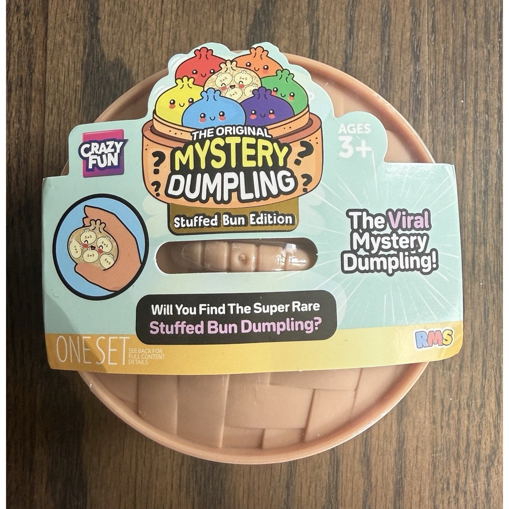 Viral Crazy Fun The Original Mystery Dumpling Stuffer Bun Edition New Sealed RMS